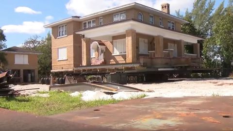 Exterior de la casa McNab, que la ciudad de Pompano Beach ha logrado salvar