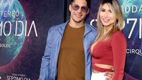 Chyno Miranda y Natasha Araos.