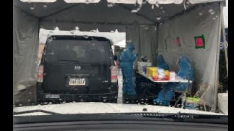 Sitio de exámenes de autoservicio en Houston.