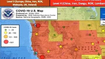 Reporte del DHS sobre coronavirus.