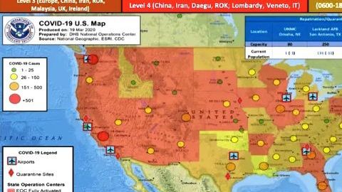 Reporte del DHS sobre coronavirus.