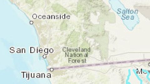 El sismo en Baja California se sintió en el sur de California.