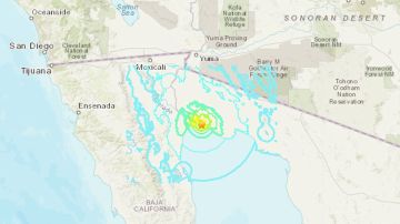 El sismo en Baja California se sintió en el sur de California.