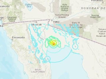 El sismo en Baja California se sintió en el sur de California.