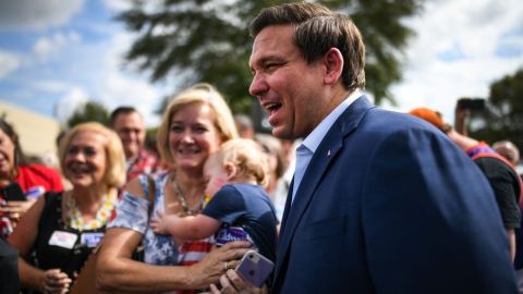 El republicano Ron DeSantis, gobernador de Florida.