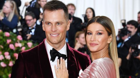 Gisele Bündchen junto a su esposo Tom Brady.