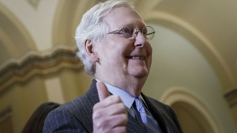 Mitch McConnell, líder republicano en el Senado./Archivo