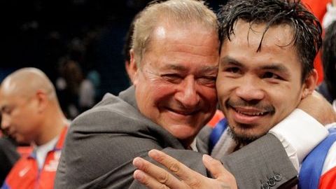 El promotor Bob Arum y Manny Pacquiao hicieron una gran mancuerna por muchos años.