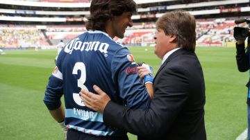 Mexico D.F. 24 agosto 2013 
Federico Vilar y Miguel Herrera coincidieron en el Atlante.