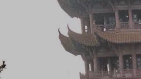 Jessika Terrazas en la provincia de Wuhan, cuando aún se permitía salir a la población