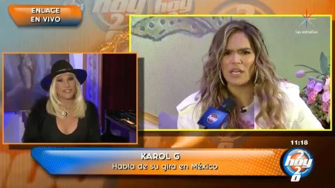 Karol G reacciona a la versión de "Tusa" de Laura León.