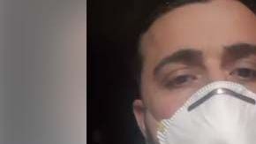 El actor Luca Franzese  denuncio por Facebook que se hermana murió de coronavirus y las autoridades lo dejaron más de un día con el cadáver.