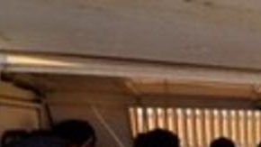 Migrantes con tapabocas.