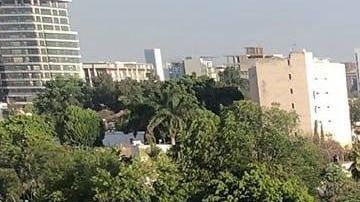 Las aguas de la Minerva en Guadalajara,  teñidas de rojo en protesta por los feminicidios.