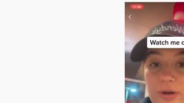 Nadie pudo detener a la chica.