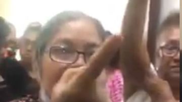 Familiares de los afectados por medicamento contaminado.