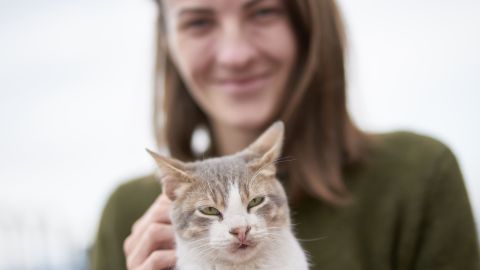 Un gato puede portarse mal porque extraña a su amo.