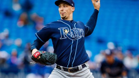 Blake Snell finalizó la primera ronda con marca de 24 ganados y 5 perdidos.