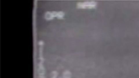 Uno de los OVNI vistos por pilotos estadounidenses.