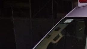 Una unidad médica trasladó a un paciente con COVID-19.