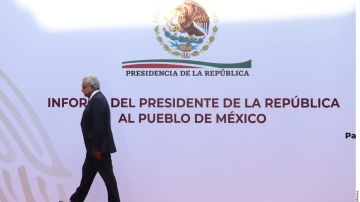 El presidente de México, Andrés Manuel López Obrador rindió su informe trimestral.
