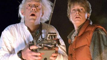 Christopher Lloyd y Michael J. Fox en "Back to the future"