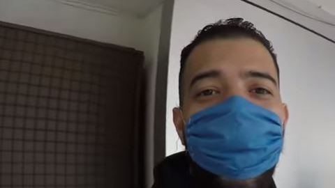 El hombre aseguró que fue al supermercado en un horario con poca afluencia.