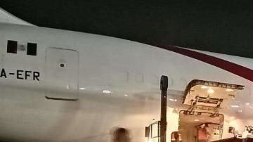 Llega a México cargamento procedente de China.