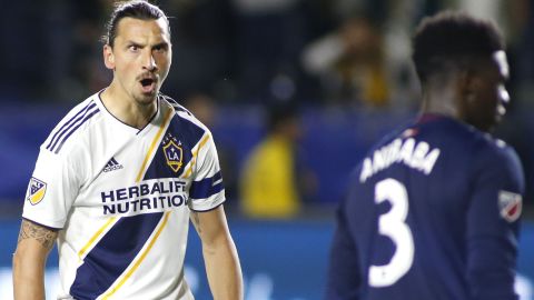 Zlatan Ibrahimovic en el Stub Hub Center.