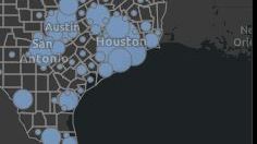 El área de Houston afectada por COVID-19.