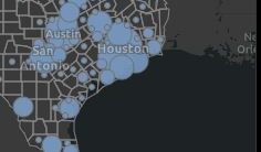 El área de Houston afectada por COVID-19.