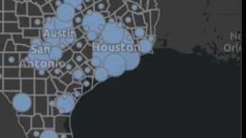 El área de Houston afectada por COVID-19.