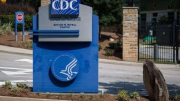 Entrada al Centro Para el Control y la Prevención de Enfermedades (CDC) en Atlanta,