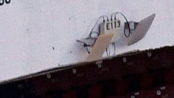 Playera gigante del América durante la final del Apertura 2019.