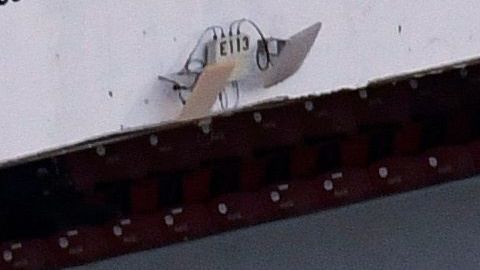 Playera gigante del América durante la final del Apertura 2019.