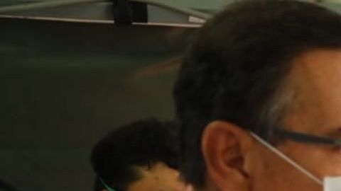 El presidente de Perú, Martín Vizcarra, en la presentación del equipo médico.