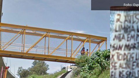 Narcomanta en Iguala amenaza a quienes no se queden en casa.