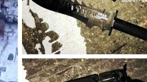 Las armas que portaba Cardona