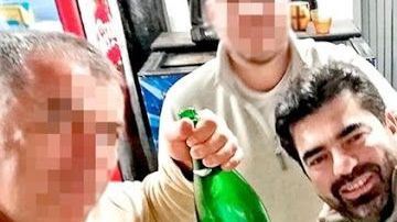 Convivio de reos del Penal de Puente Grande, Jalisco.