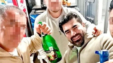 Convivio de reos del Penal de Puente Grande, Jalisco.