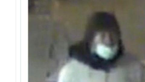 El sospechoso captado por una cámara de seguridad
