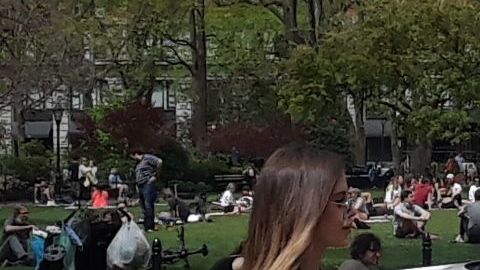 NYPD atenta en los parques llenos hoy