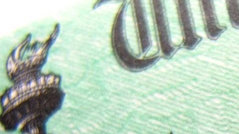 Cheque del Departamento del Tesoro.