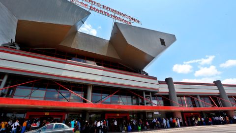 El aeropuerto internacional José Martí, en La Habana, Cuba.