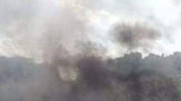 Imagen de la avioneta accidentada.