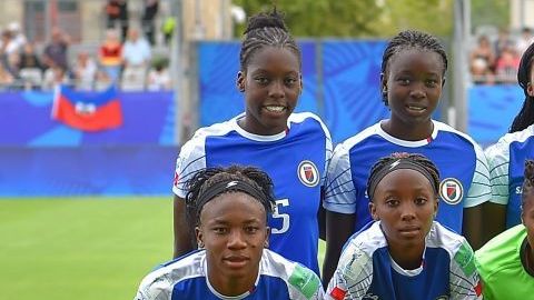 Selección Femenil Sub 20 de Haití.