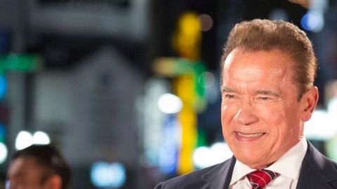 Arnold Schwarzenegger en la premiere de "Terminator: Dark Fate" en Tokio.