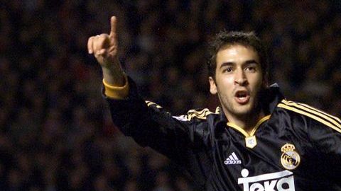 Raúl González, uno de los mejores delanteros en la historia del Real Madrid.
