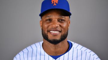 PORT ST. LUCIE, FLORIDA - FEBRUARY 20: Robinson Cano #24 of the New York Mets poses for a photo during Photo Day at Clover Park on February 20, 2020 in Port St. Lucie, Florida. (Photo by Mark Brown/Getty Images)