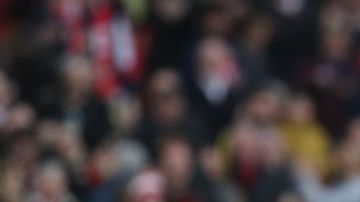 Pierre-Emerick Aubameyang y Alexandre Lacazette en un partido de Arsenal.